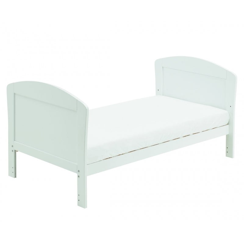 Babymore Aston drop side Cot Bed- White