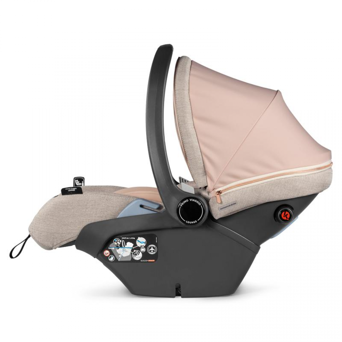 Peg Perego Veloce Lounge I-Size Travel System Bundle, Mon Amour