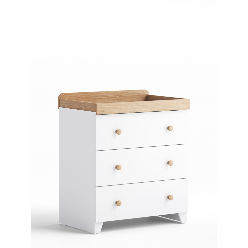 Owen 3 piece furniture set white and oak *Local delivery or store collection only