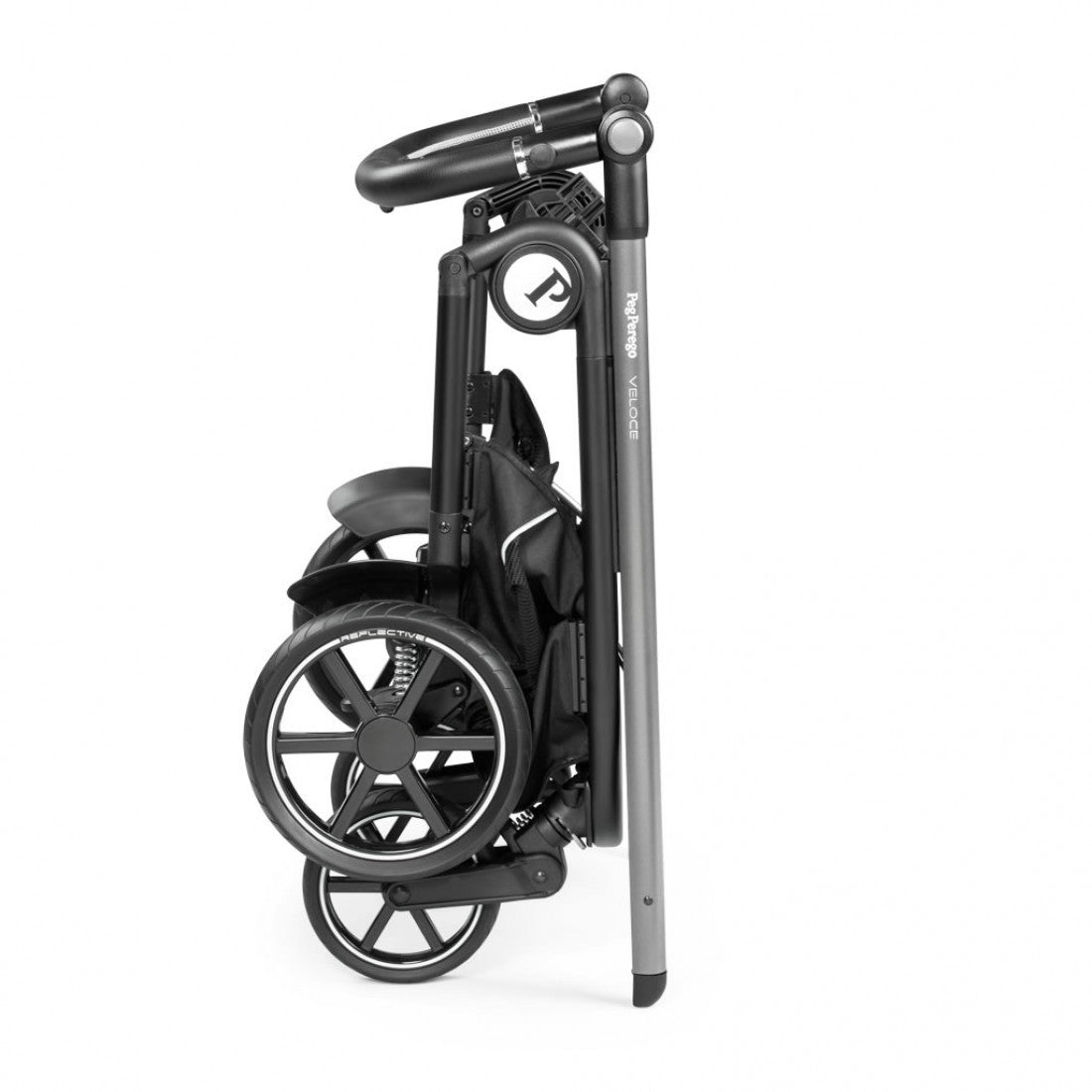Peg Perego Veloce 3 in 1 Lounge Modular Travel System Bundle, City Grey