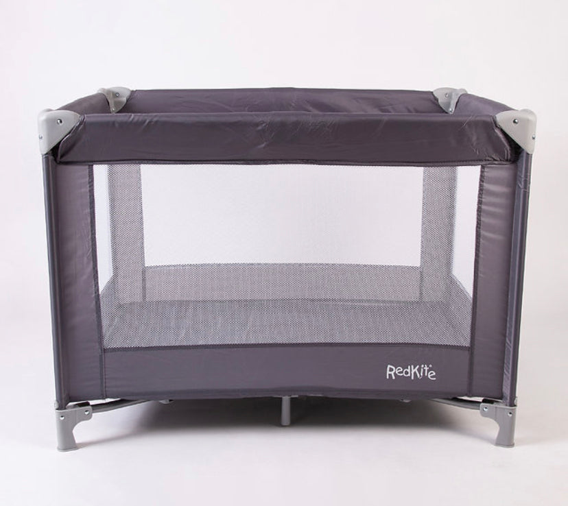 Red Kite sleep tight travel cot - Grey