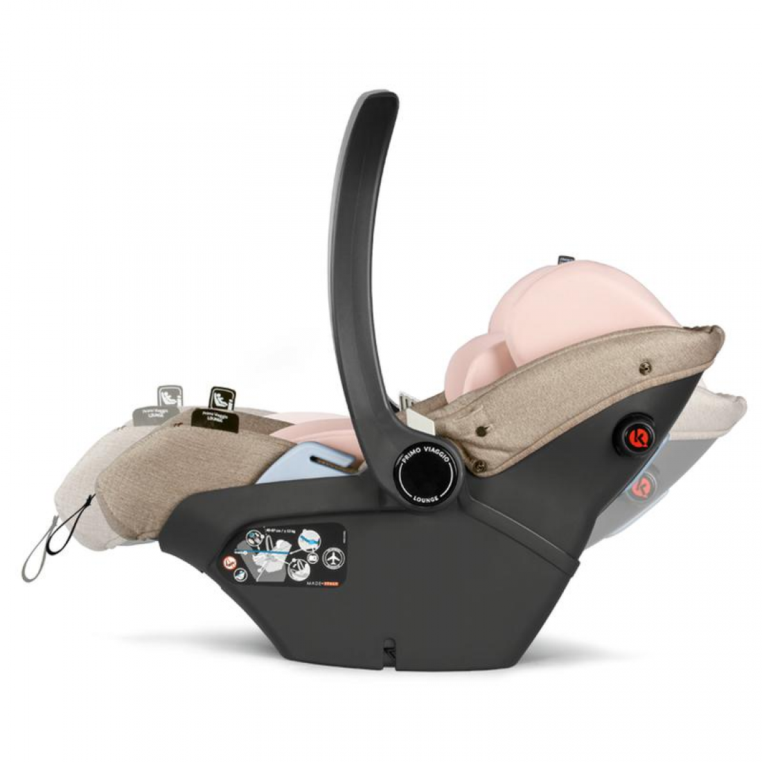Peg Perego Veloce Lounge I-Size Travel System Bundle, Mon Amour