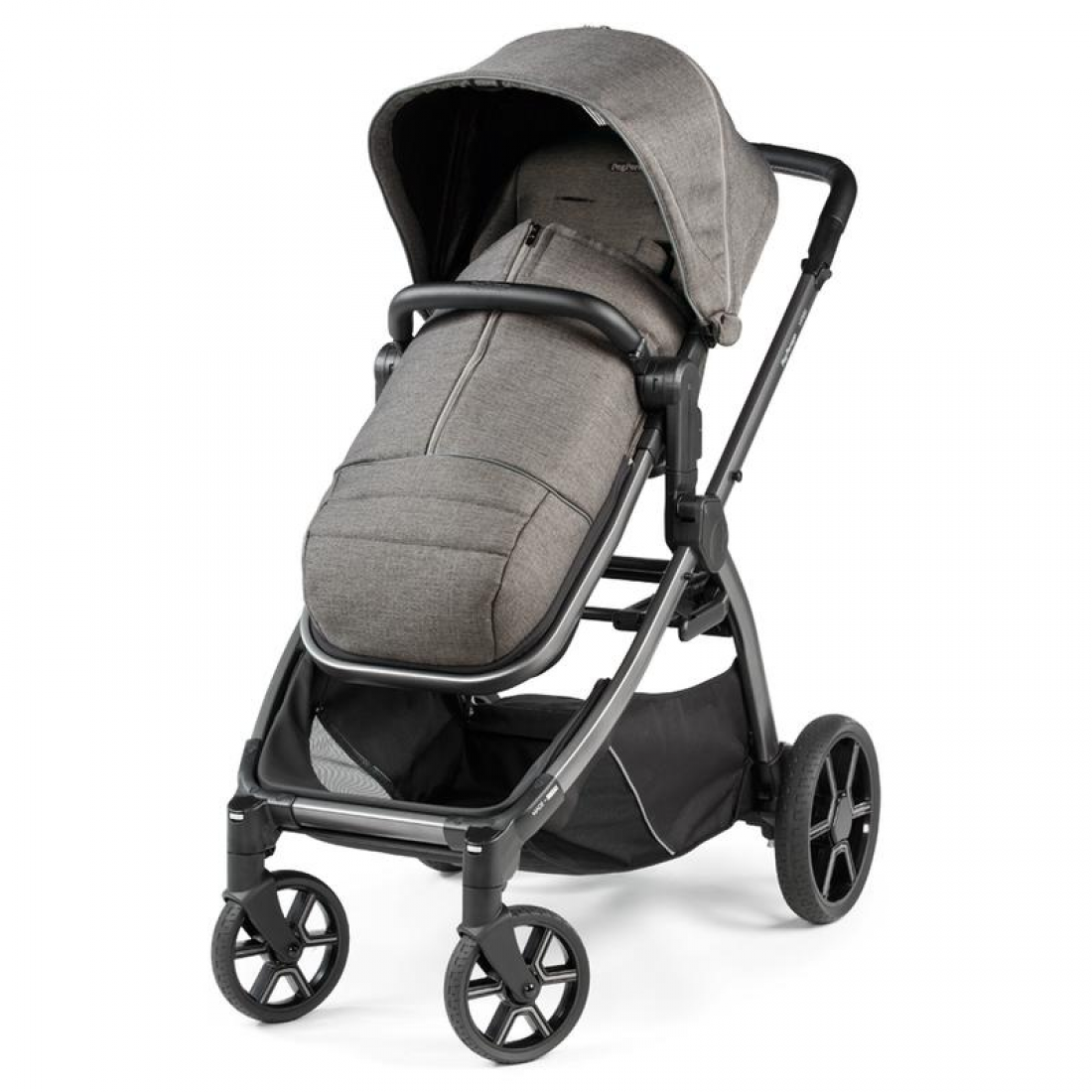 Peg Perego Ypsi Lounge i-Size Travel System Bundle, City Grey