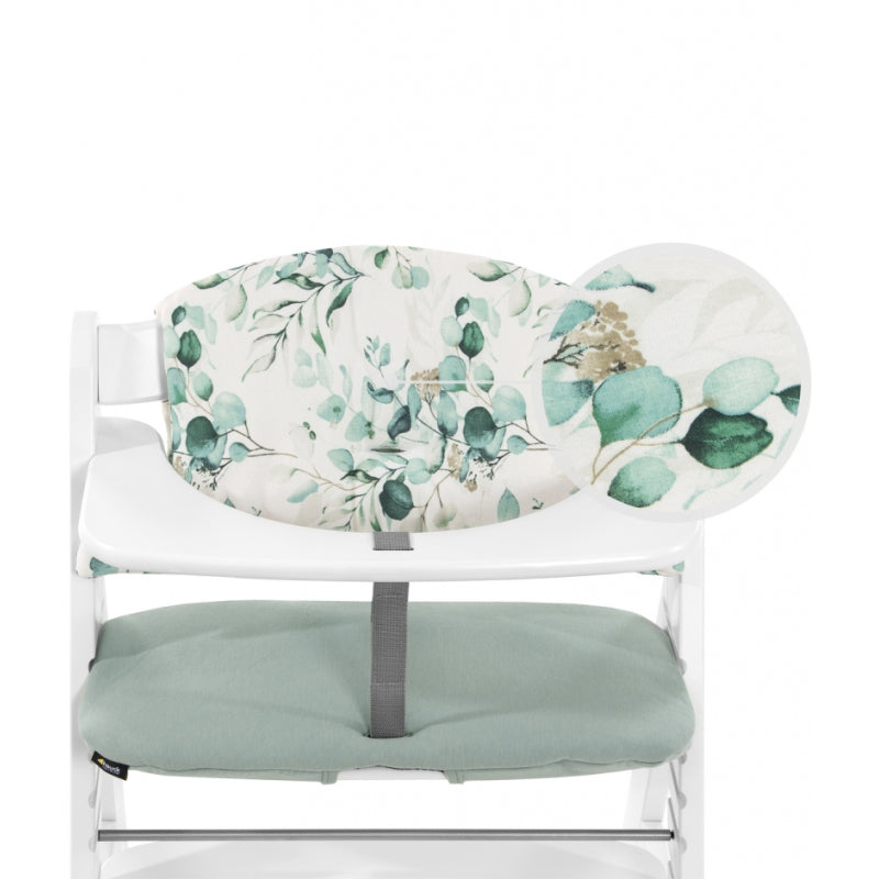 Hauck Alpha Select Highchair Pad-Mint leaves