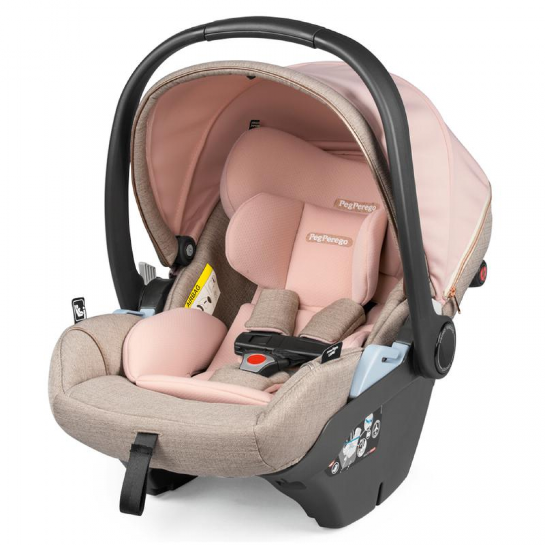 Peg Perego Veloce Lounge I-Size Travel System Bundle, Mon Amour