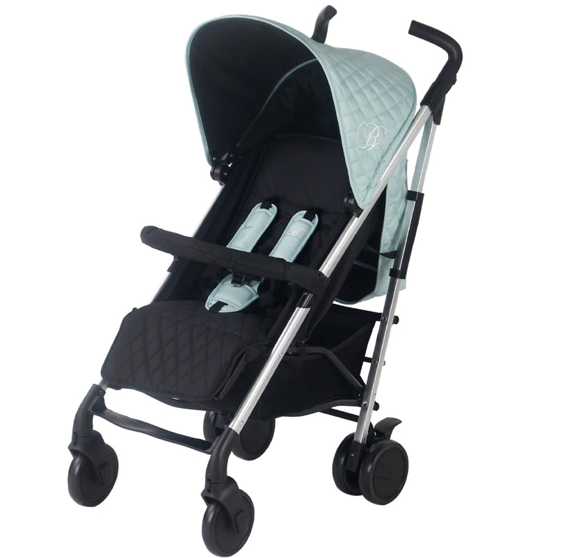 My Babiie - Billie Faiers Quilted Aqua Lightweight Stroller