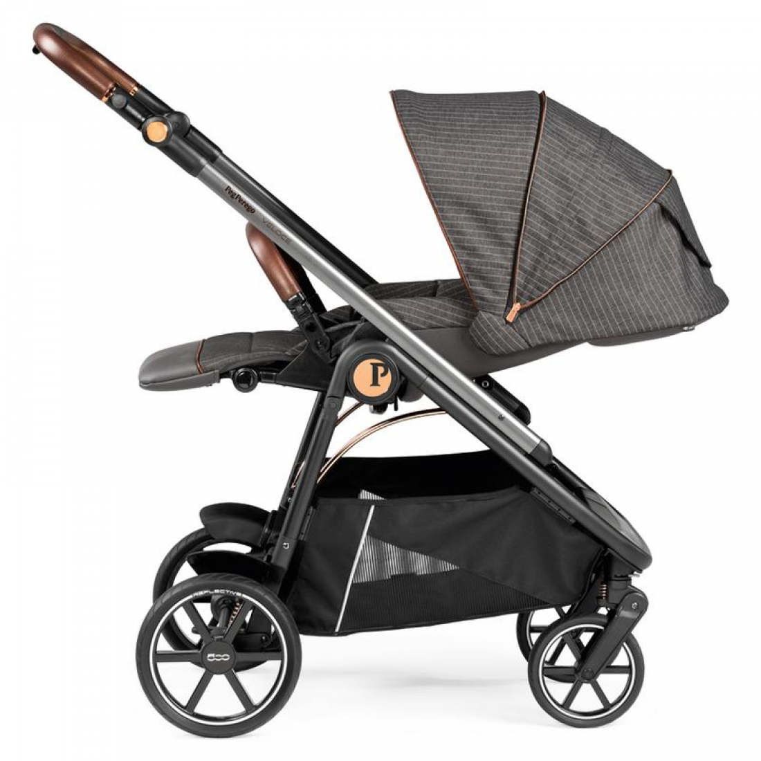 Peg Perego Veloce Lounge I-Size Travel System Bundle, 500