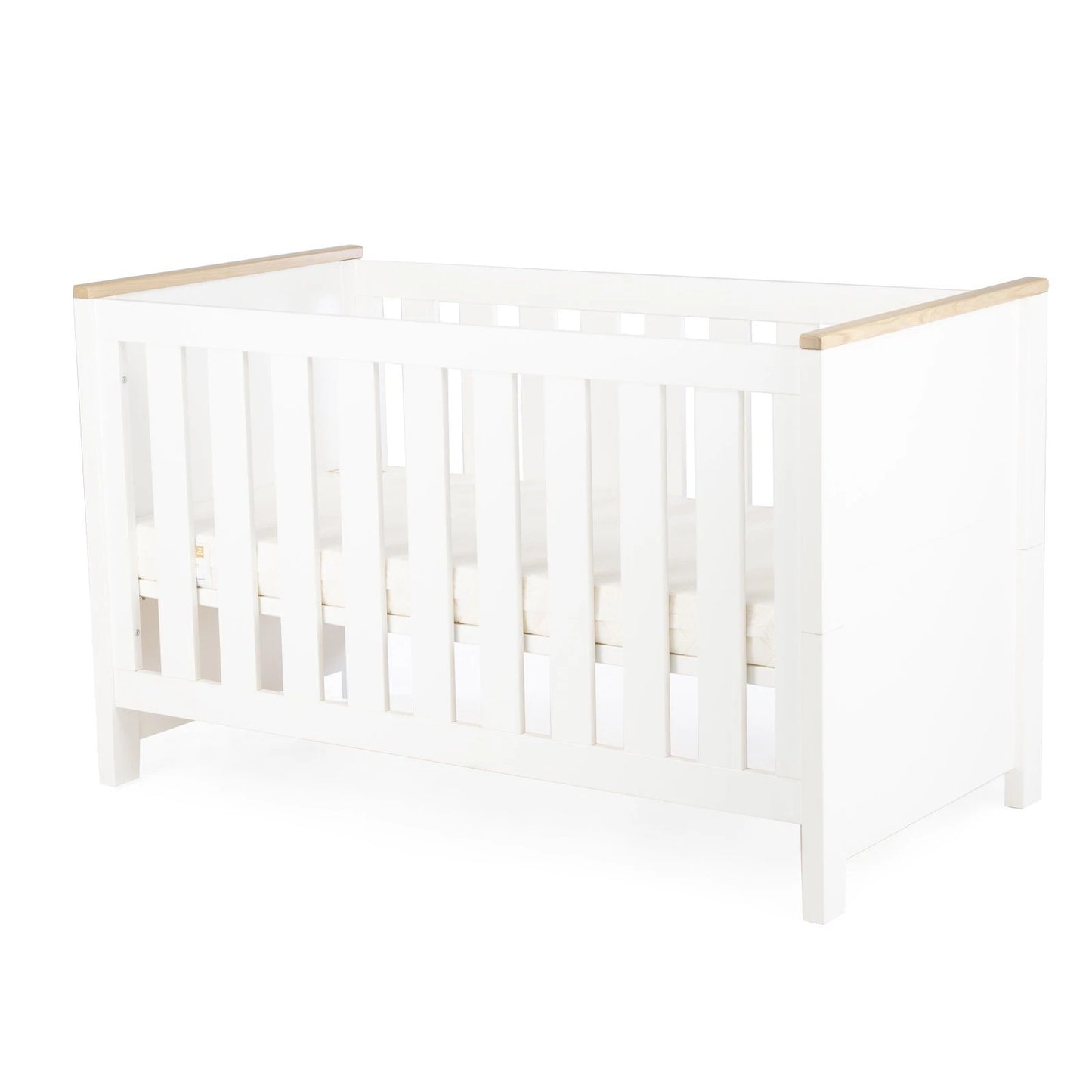 Cuddle Co Aylesbury Cot Bed - White & Ash
