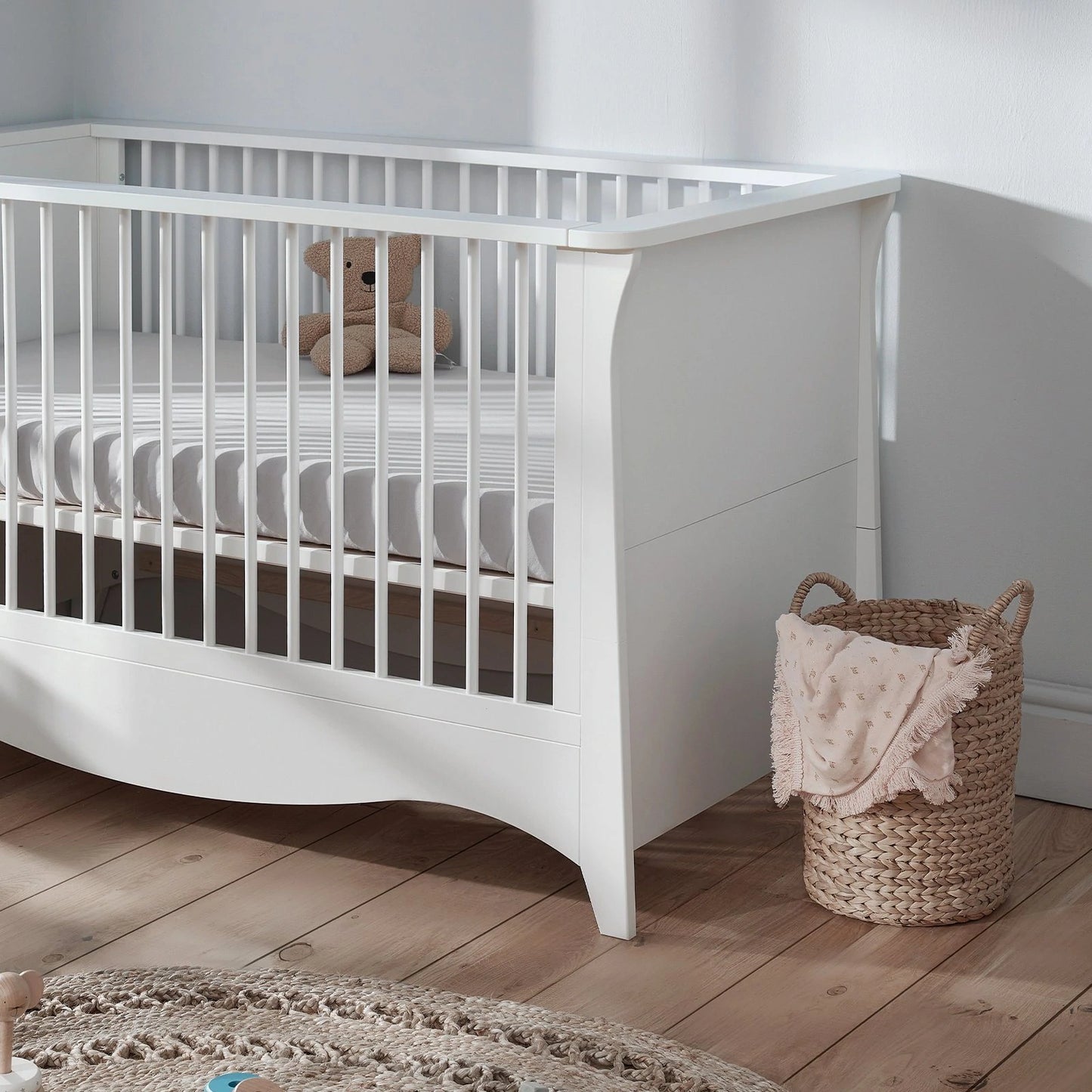 Cuddle co Clara Cot Bed - White