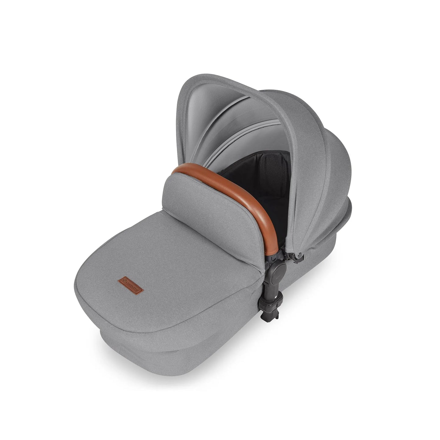 Ickle bubba Stomp Luxe All in One Premium i-Size Travel System with ISOFIX Base *Pearl Grey - Tan