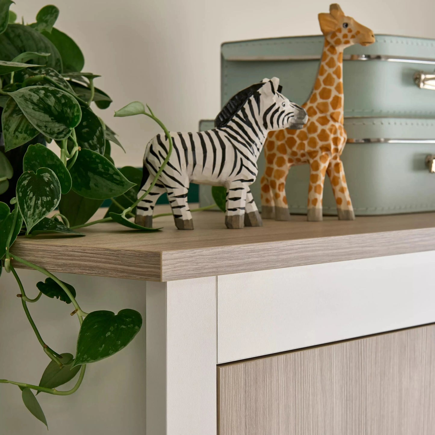 Cuddle Co Ada 2 Piece Nursery Furniture Set - White & Ash