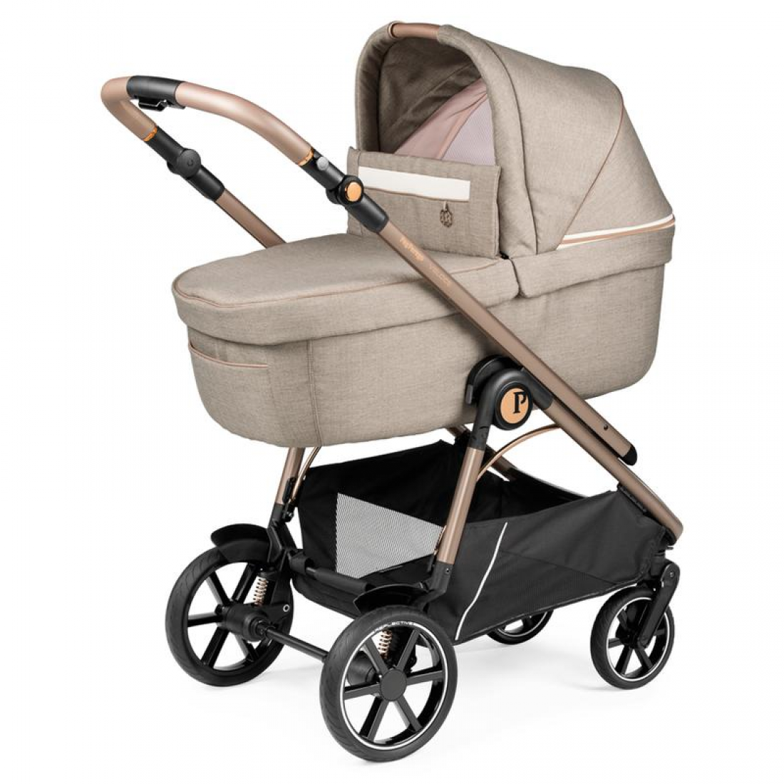 Peg Perego Veloce 3 in 1 SL Modular Travel System Bundle, Mon Amour