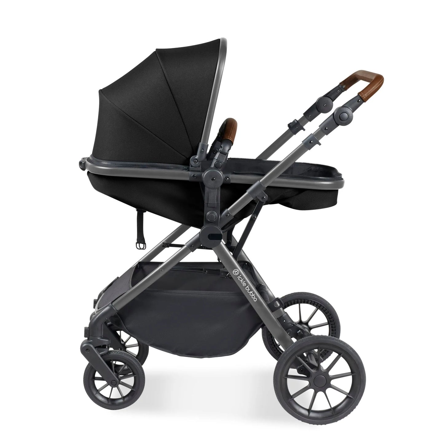 Ickle Bubba Cosmo 2 in 1 Pushchair Set - Black *PRE ORDER END NOVEMBER