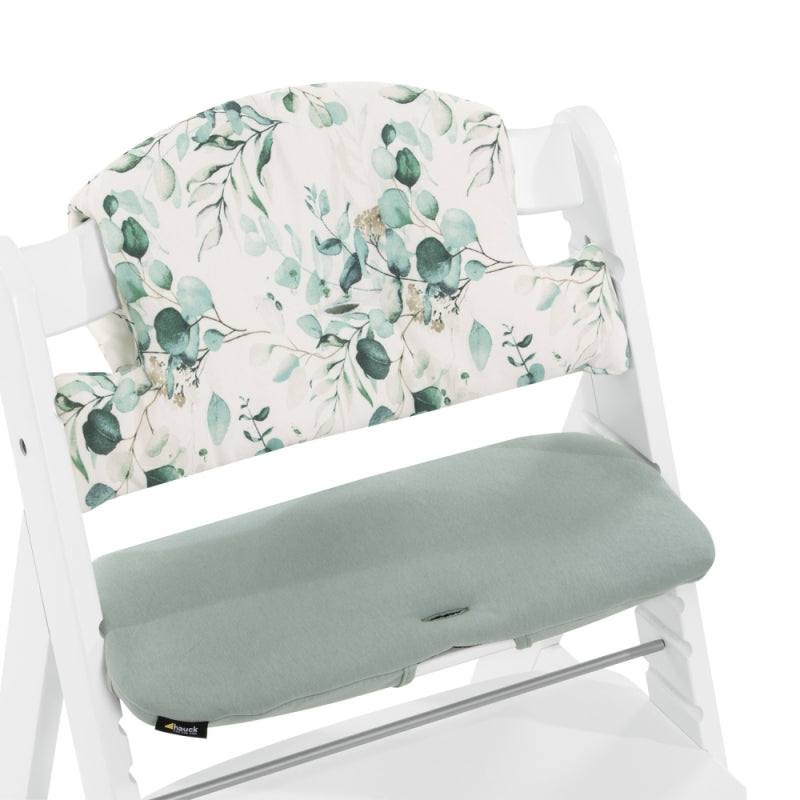 Hauck Alpha Select Highchair Pad-Mint leaves