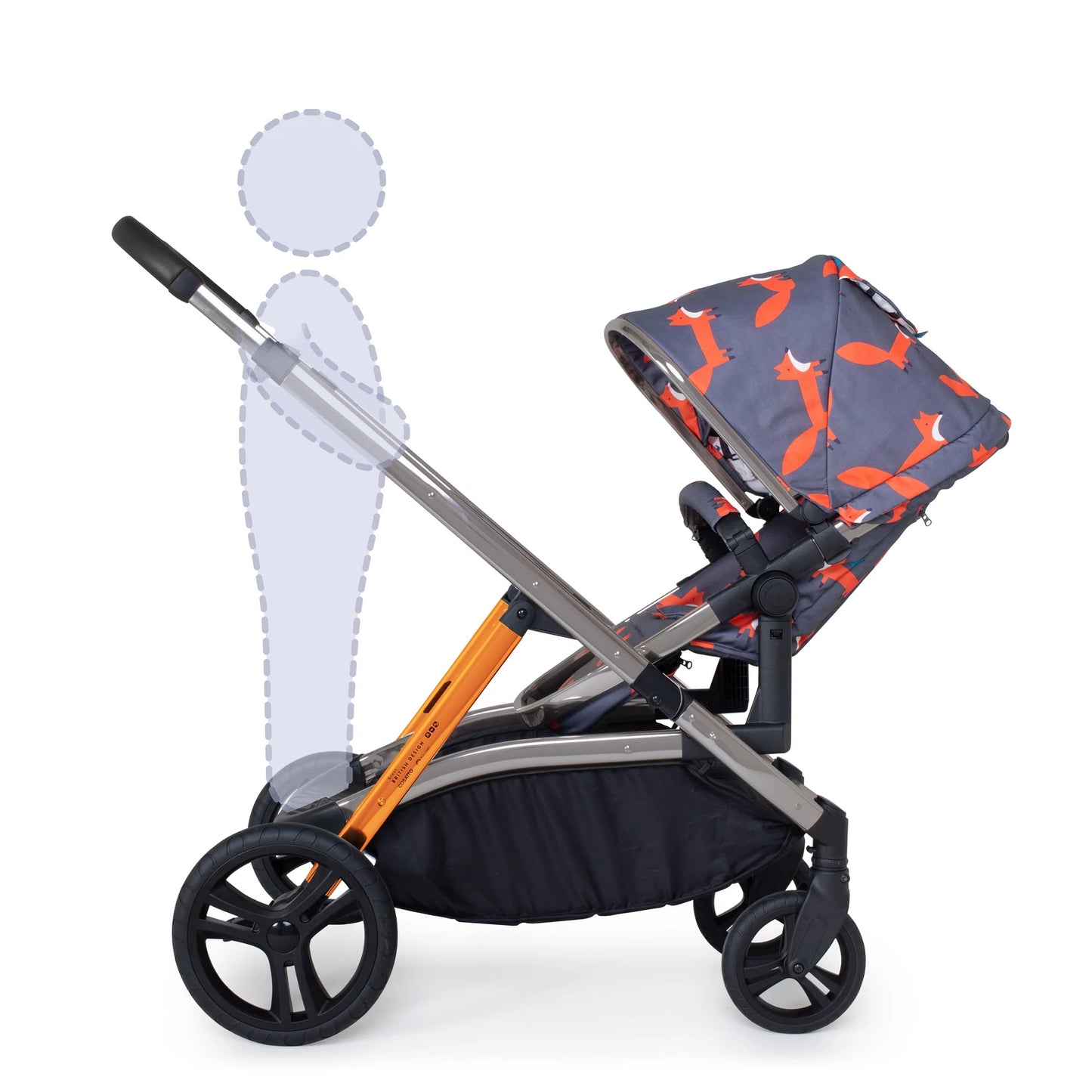 Cosatto Wow XL - Charcoal Mr Fox