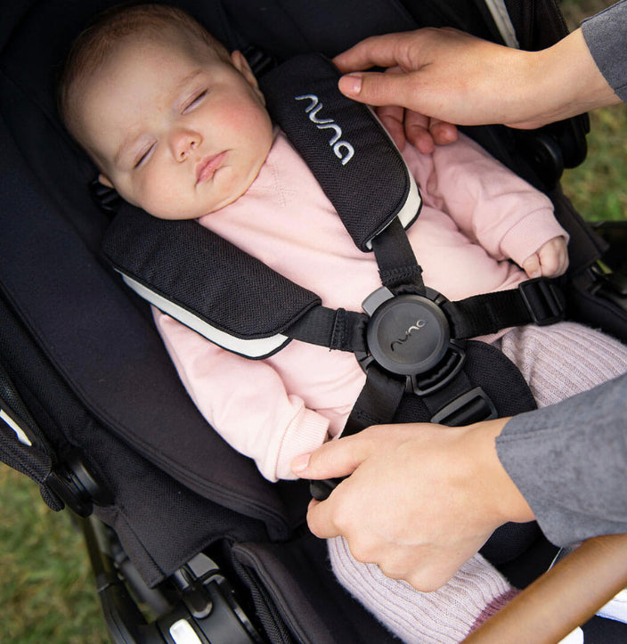 Nuna Triv Next Stroller + Carrycot - Caviar 2024 Model