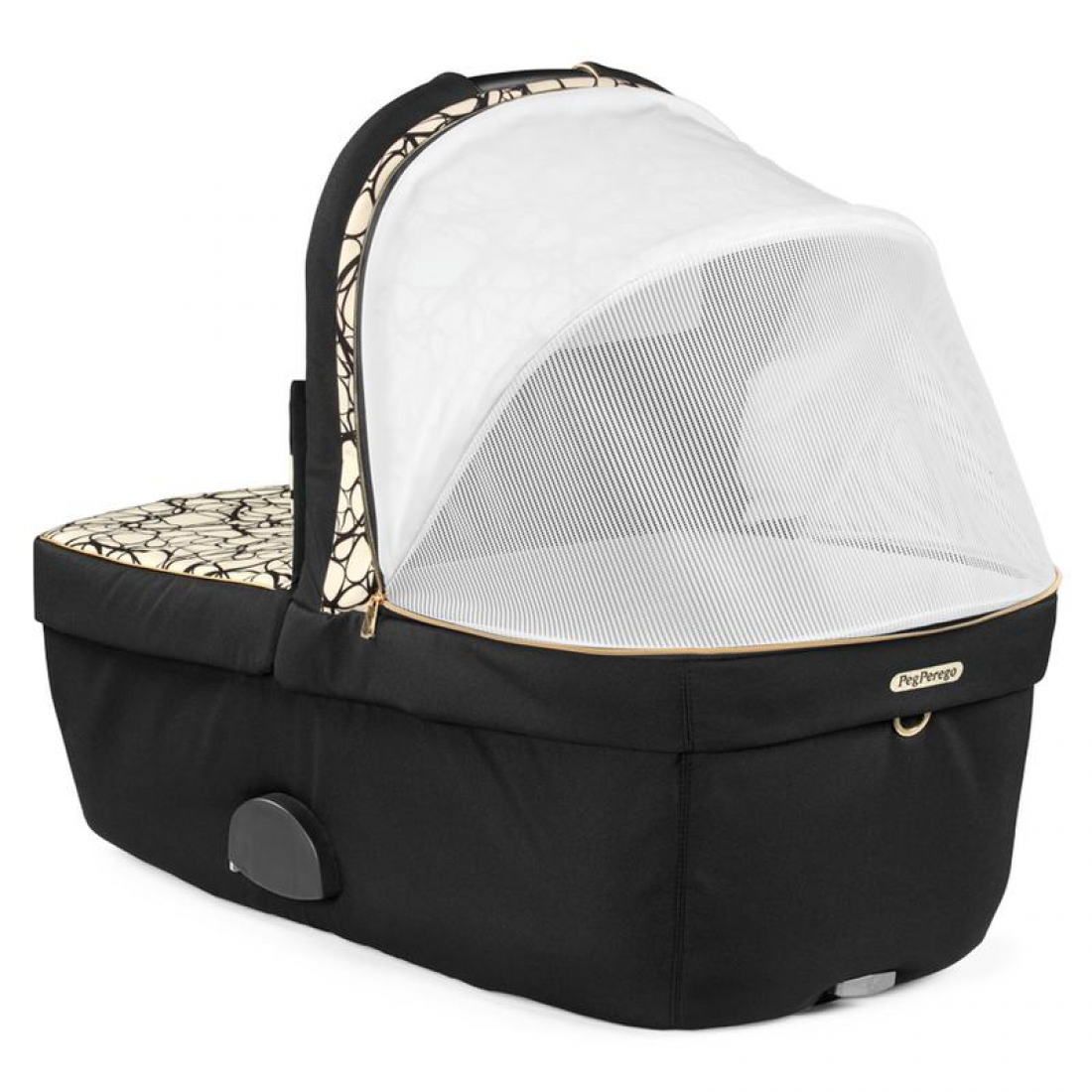Peg Perego Veloce 3 in 1 Lounge Modular I-Size Travel System Bundle, Graphic Gold
