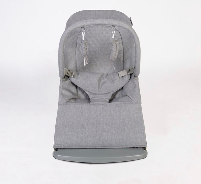 Baya Bouncer - Ergonomic Self-Bouncing Adjustable Baby Bouncer (Dove Grey)