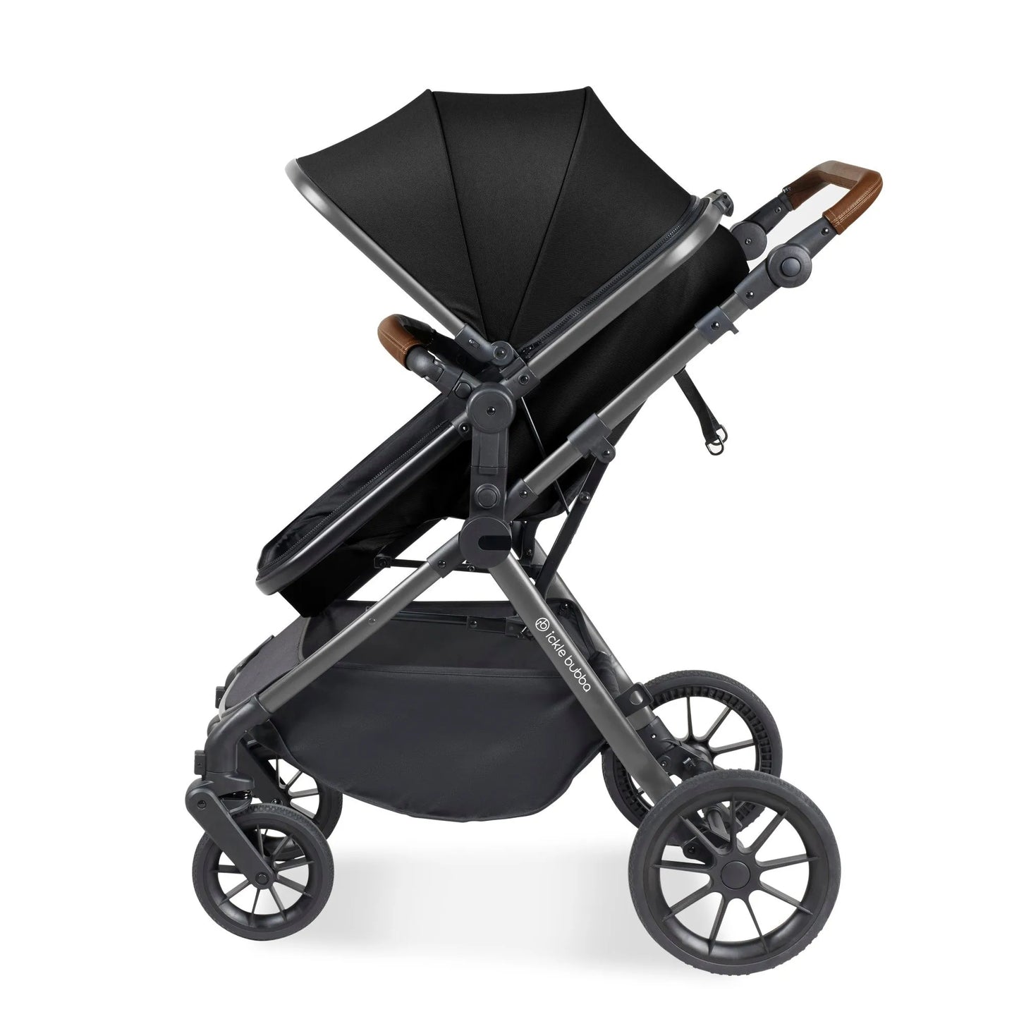 Ickle Bubba Cosmo 2 in 1 Pushchair Set - Black *PRE ORDER END NOVEMBER