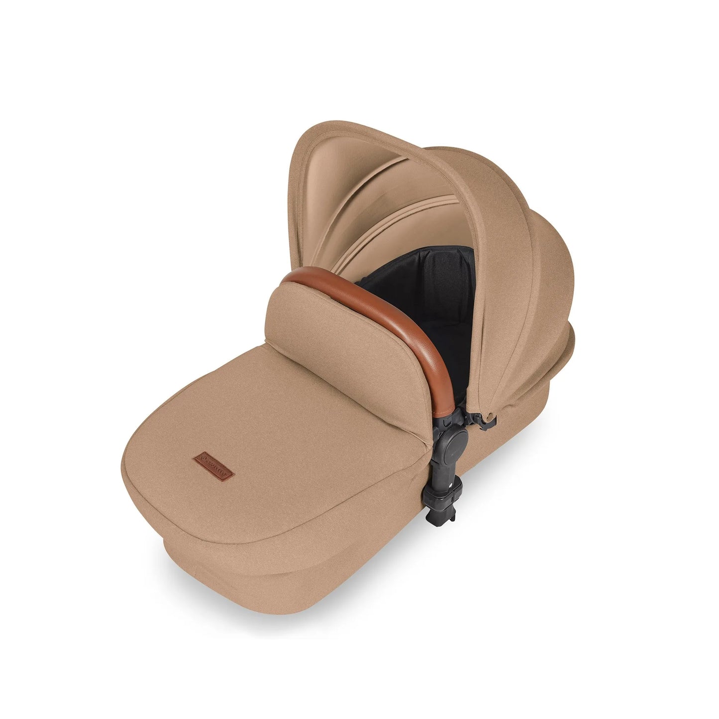Ickle bubba Stomp Luxe All in One Premium i-Size Travel System with ISOFIX Base *Desert - Tan handle
