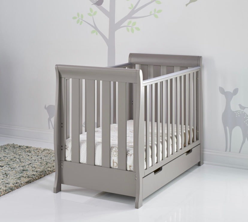 Obaby stamford sleigh 2025 mini cot bed