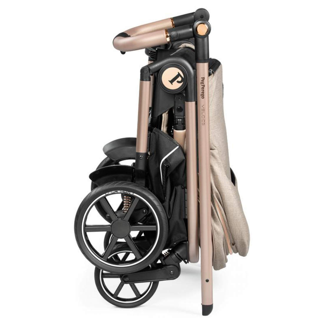 Peg Perego Veloce 3 in 1 SL Modular Travel System Bundle, Mon Amour