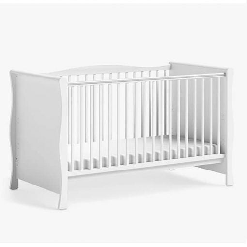 Little Acorns Traditional Sleigh 3 Piece Room Set – White *Local delivery or store collection only
