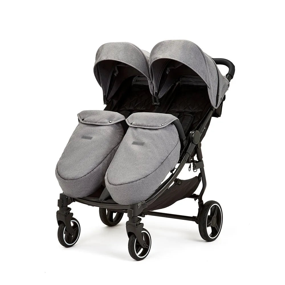 Ickle Bubba Venus Max Double Stroller Space Grey Jolly Tots