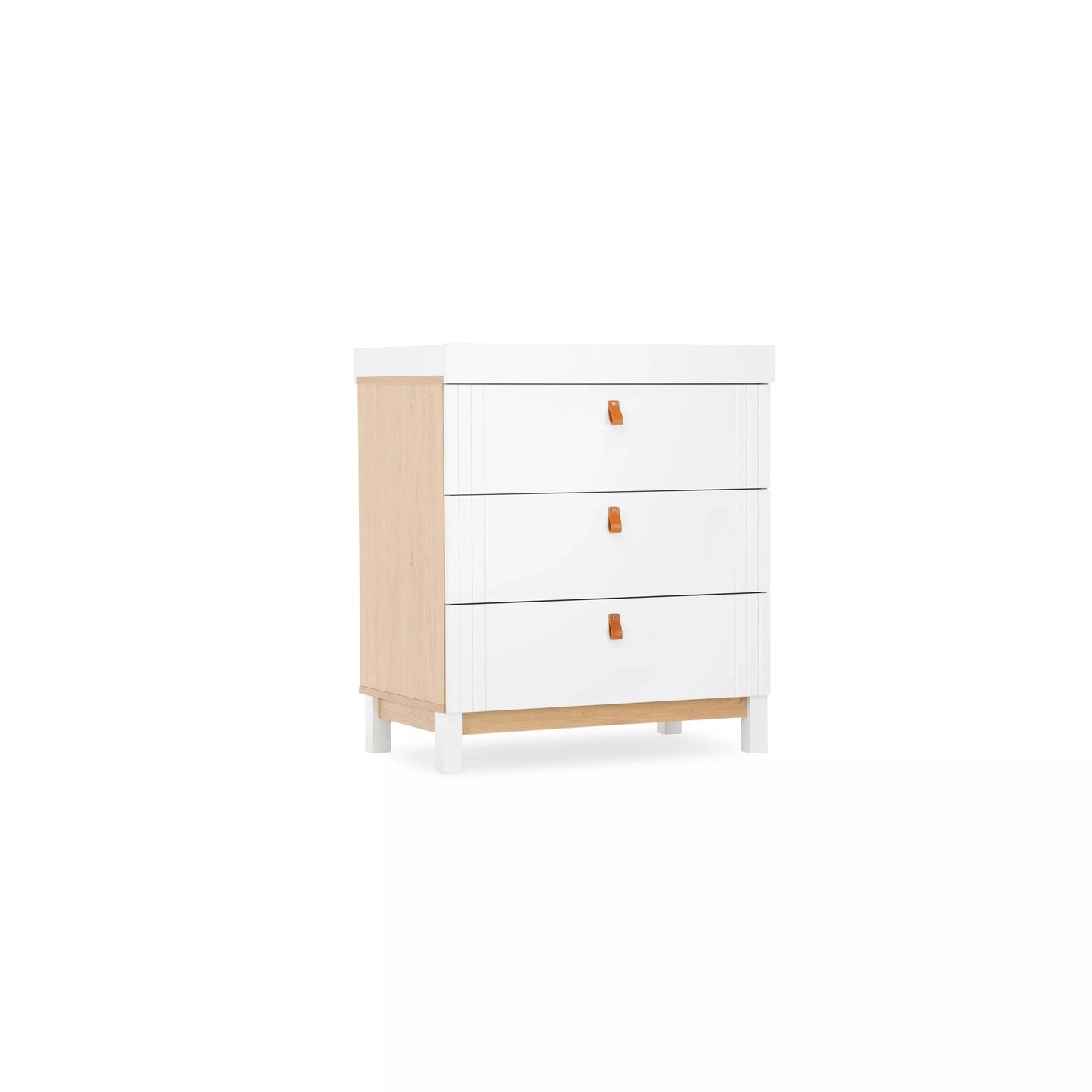 CuddleCo Rafi 2 Piece Nursery Furniture Set - Oak & White