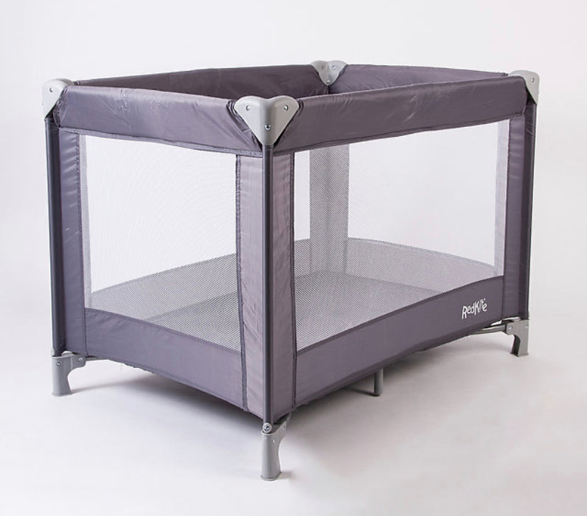 Red Kite sleep tight travel cot - Grey