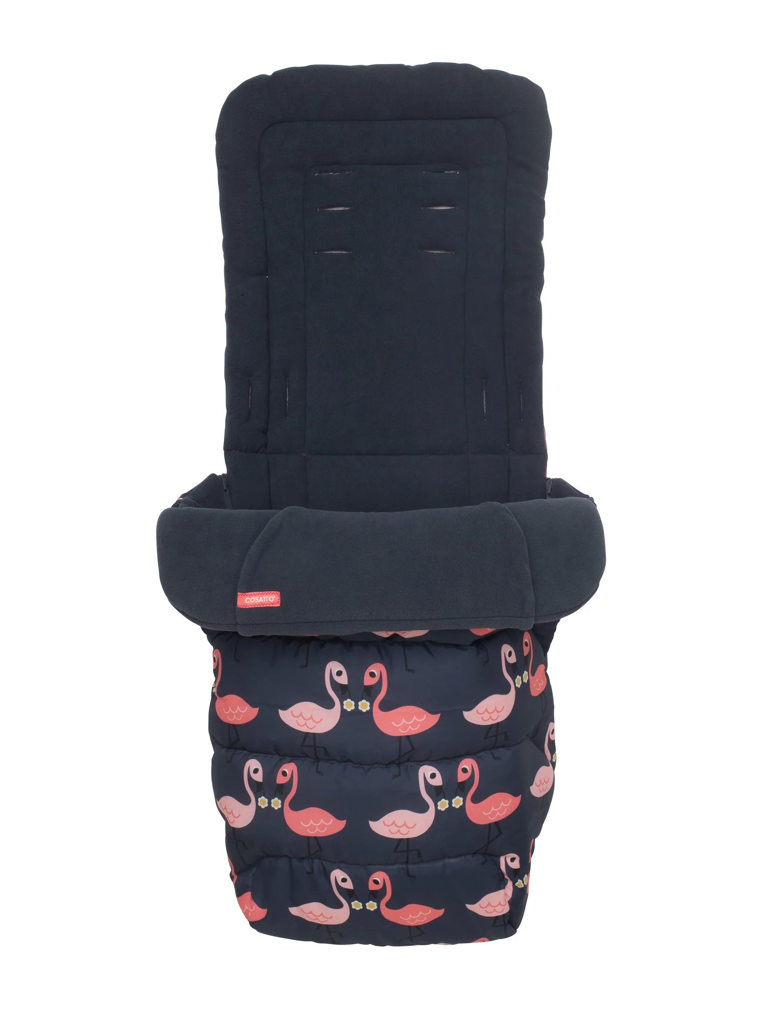 Cosatto Footmuff Pretty flamingo December offer Jolly Tots
