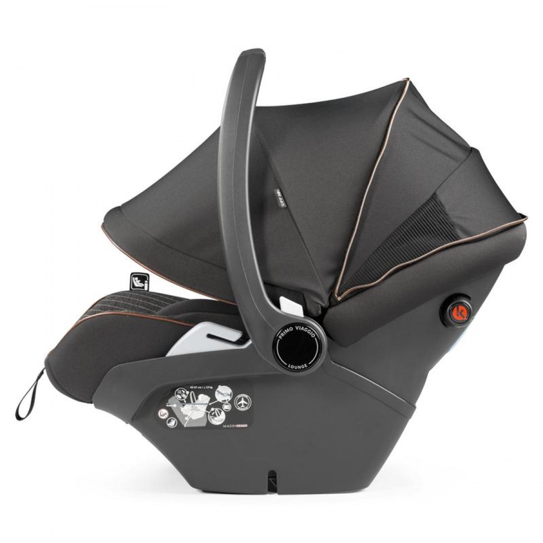 Peg Perego Veloce Lounge I-Size Travel System Bundle, 500