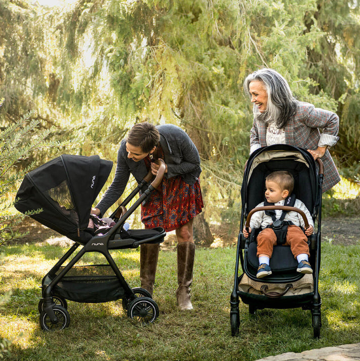 Nuna Triv Stroller + Carrycot - Caviar 2024 Model