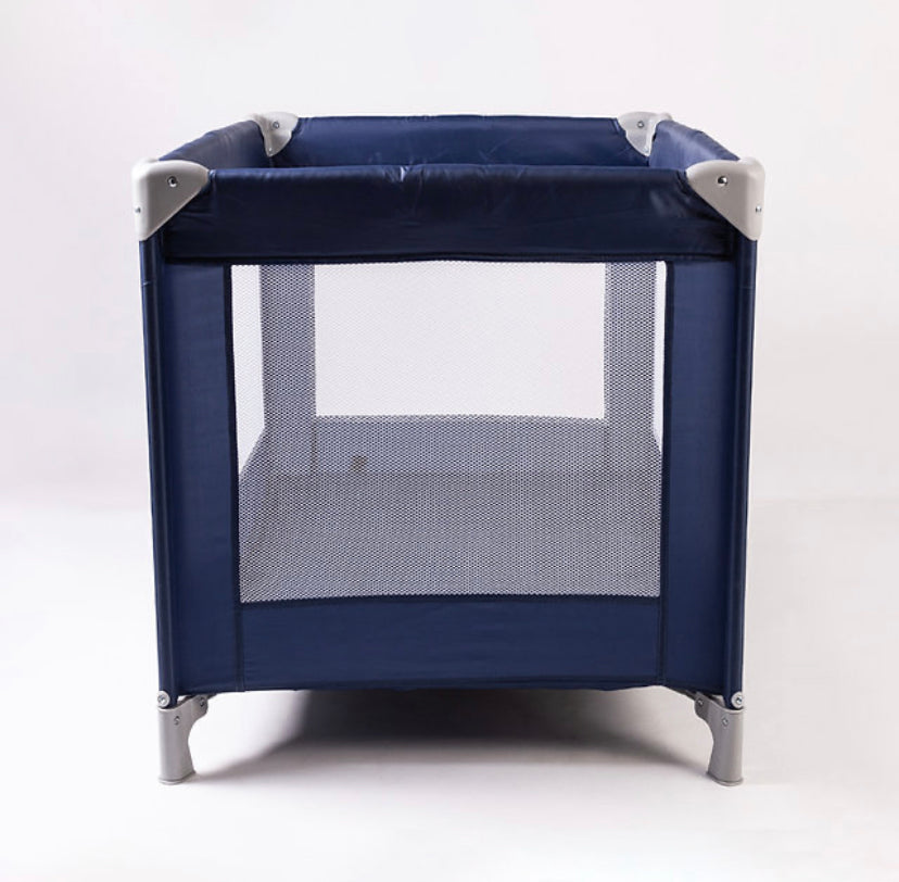 Red Kite sleep tight travel cot - Blueberry
