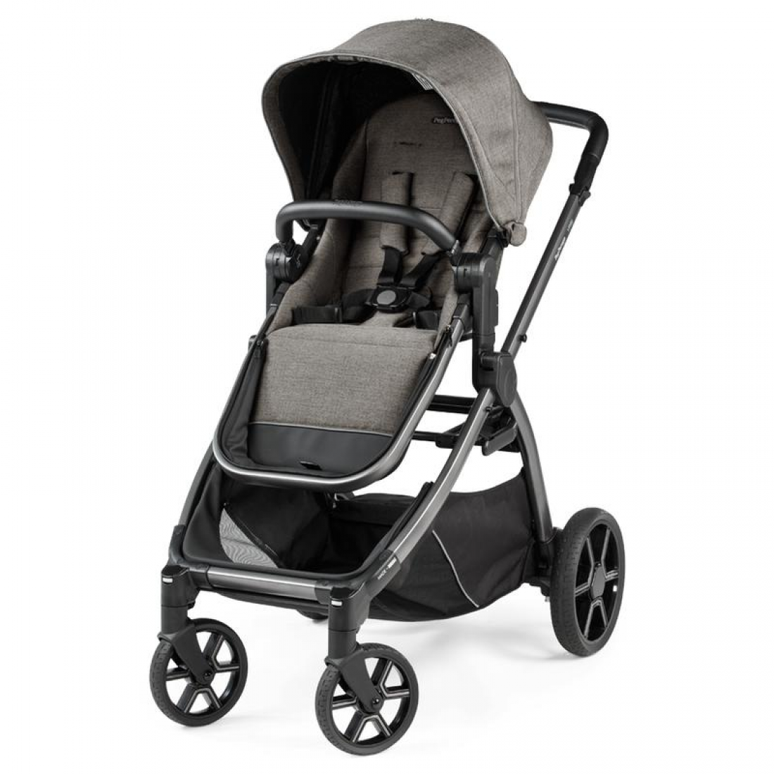 Peg Perego Ypsi Lounge i-Size Travel System Bundle, City Grey