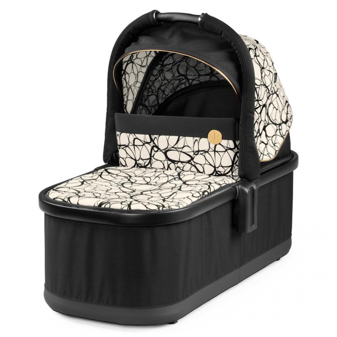Peg Perego Ypsi 3 in 1 Lounge Modular Travel System Bundle, Graphic Gold