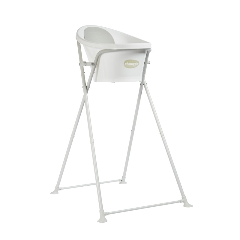 Shnuggle Metal Folding Bath Stand-White