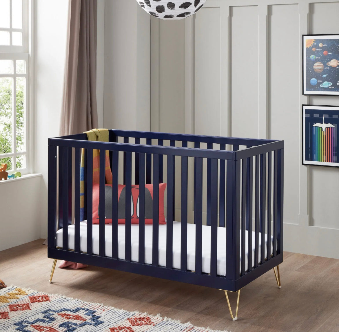 Babymore Kimi Cot Bed – Midnight