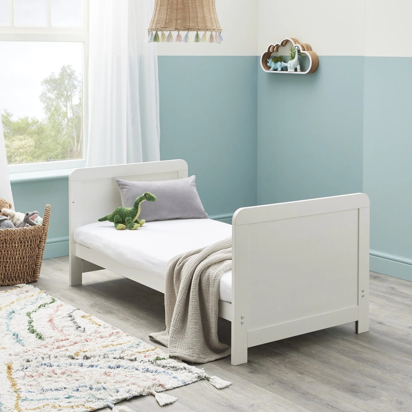 Babymore Caro cot bed - White wash