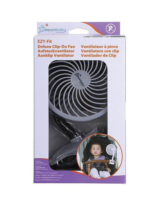 Dreambaby clip on fan *white