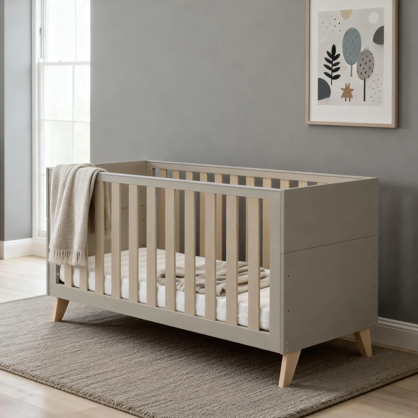 Babymore Dante 2 piece Nursery Room set - Cashmere *JUNE OFFER