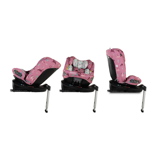 Cosatto Get Set Grow Plus i-Size 360 Car Seat - Pony Party * PRE ORDER END JUNE