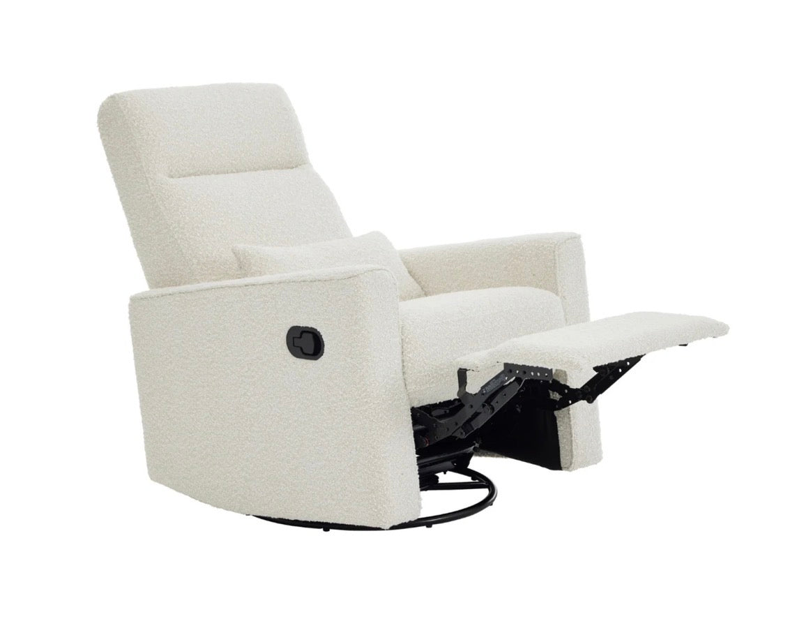 Tutti Bambini Paige Recliner Glider by Nursery Chair ~ Vanilla Boucle