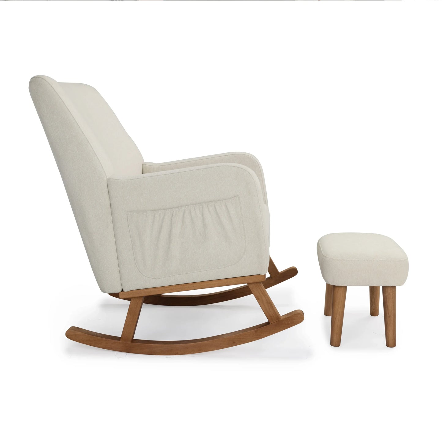 Babymore Callie Nursing Chair - Ivory *JUNE OFFER