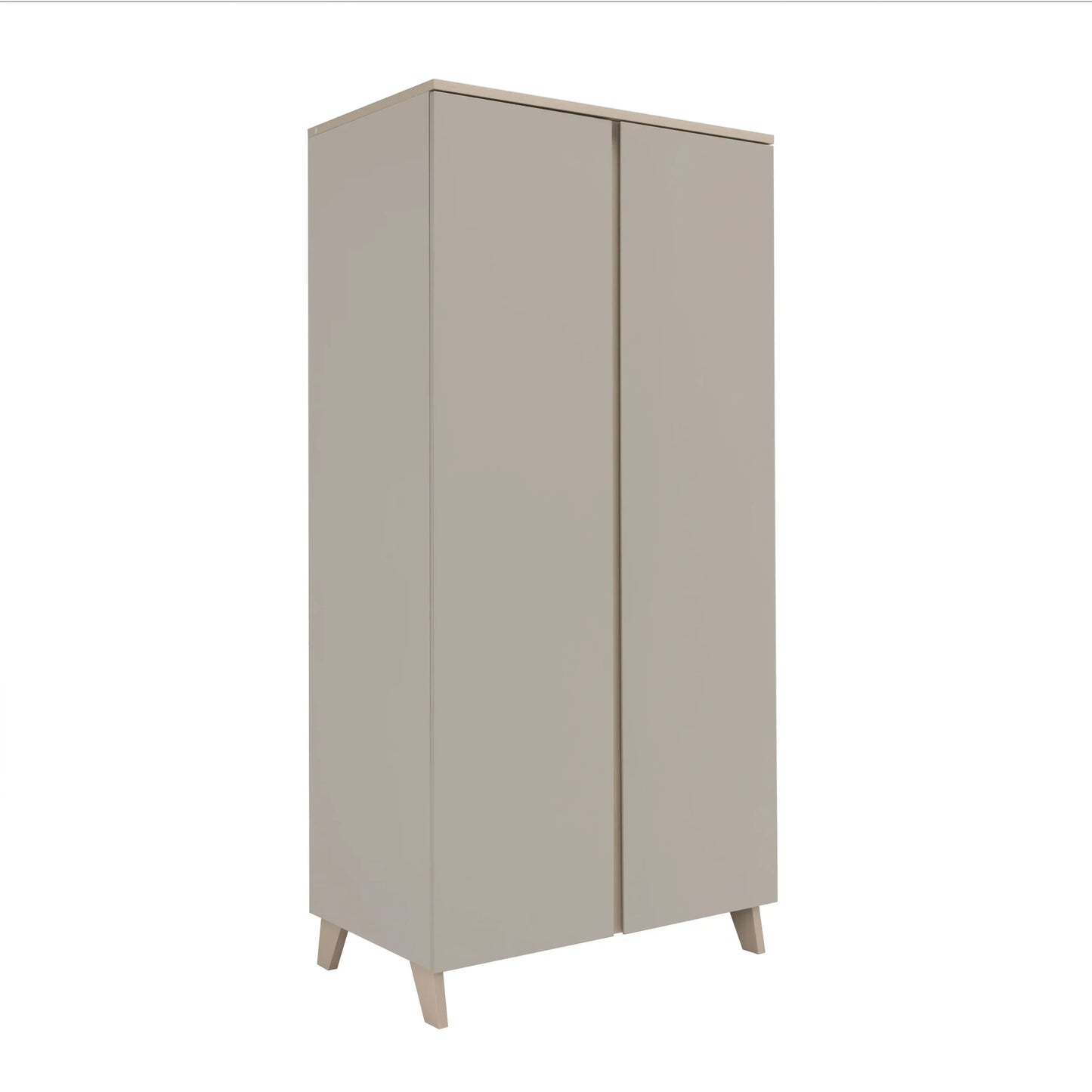 Babymore Mira Nursery Wardrobe – Cashmere Warm Oak
