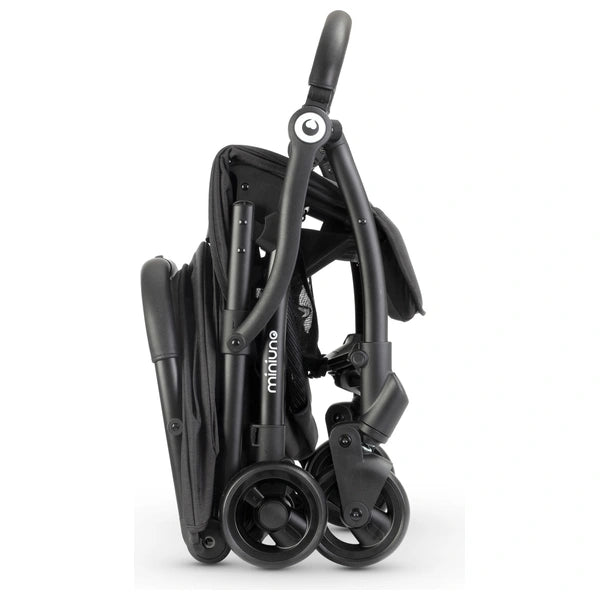Miniuno Touch Fold Stroller- Black