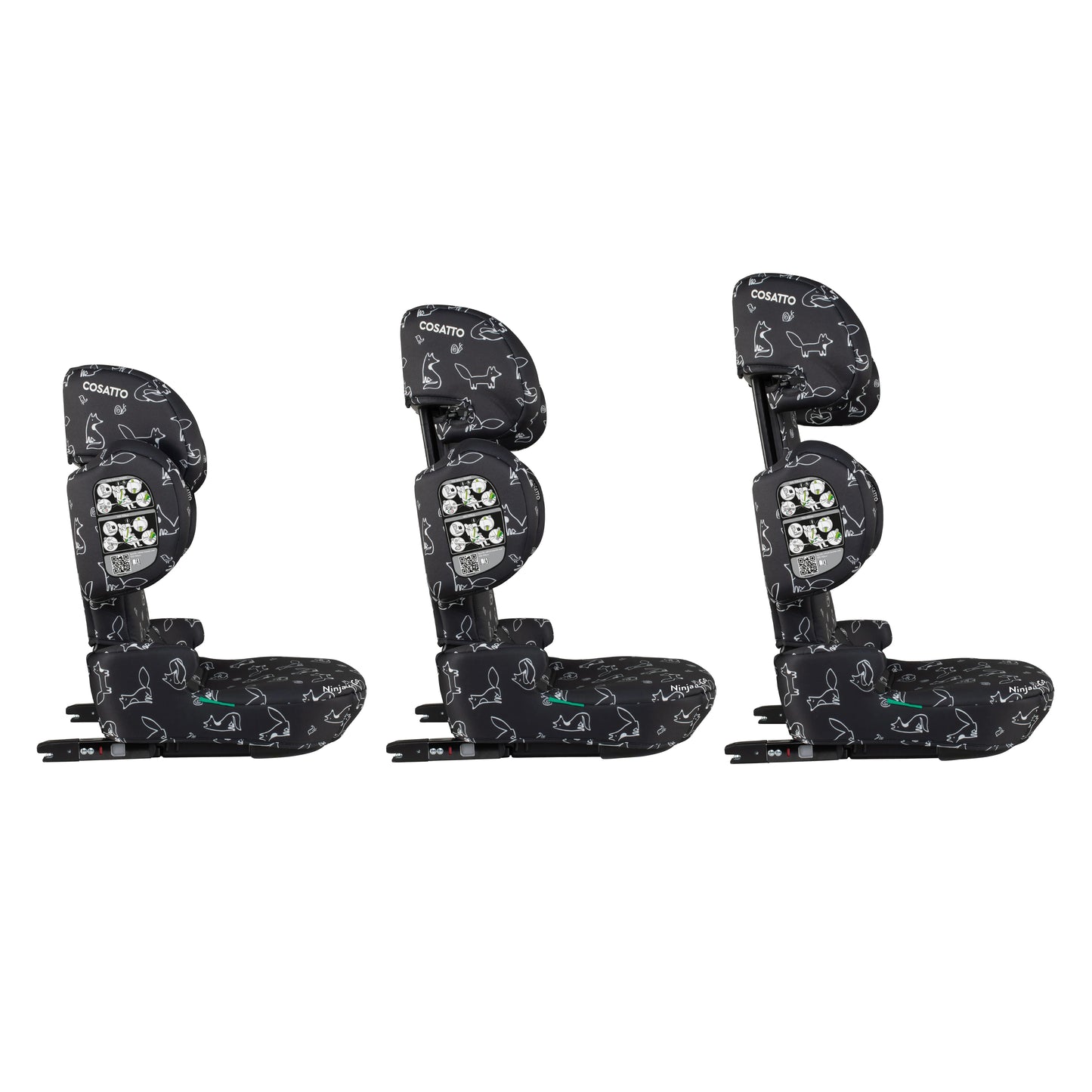 Cosatto Ninja i-Go R129 Travel Car Seat Foxed *JUNE OFFER