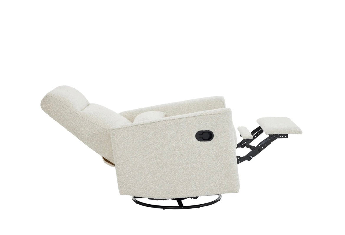 Tutti Bambini Paige Recliner Glider by Nursery Chair ~ Vanilla Boucle