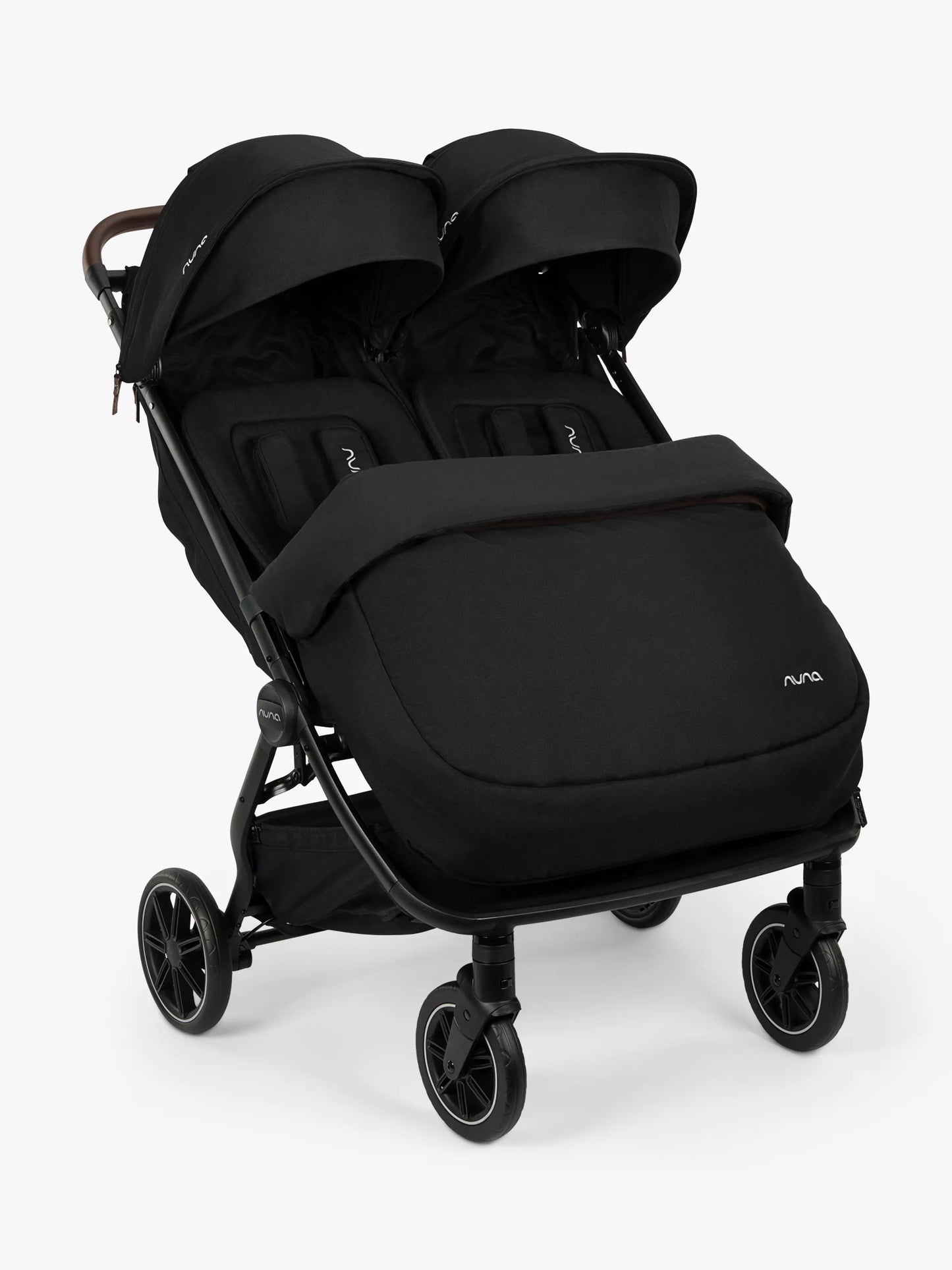 Nuna trvl double footmuff~ caviar ~ open box
