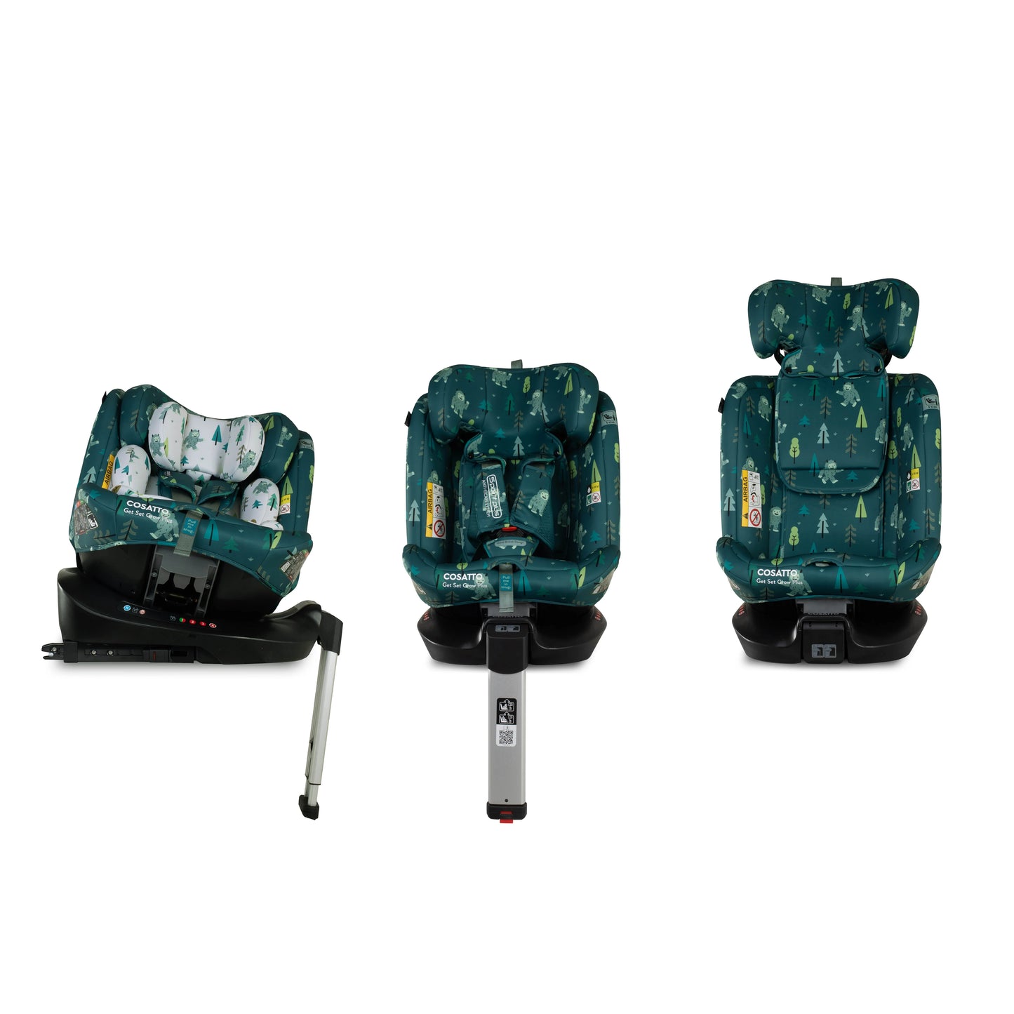 Cosatto Get Set Grow Plus i-Size 360 Car Seat - Yeti * PRE ORDER END JUNE